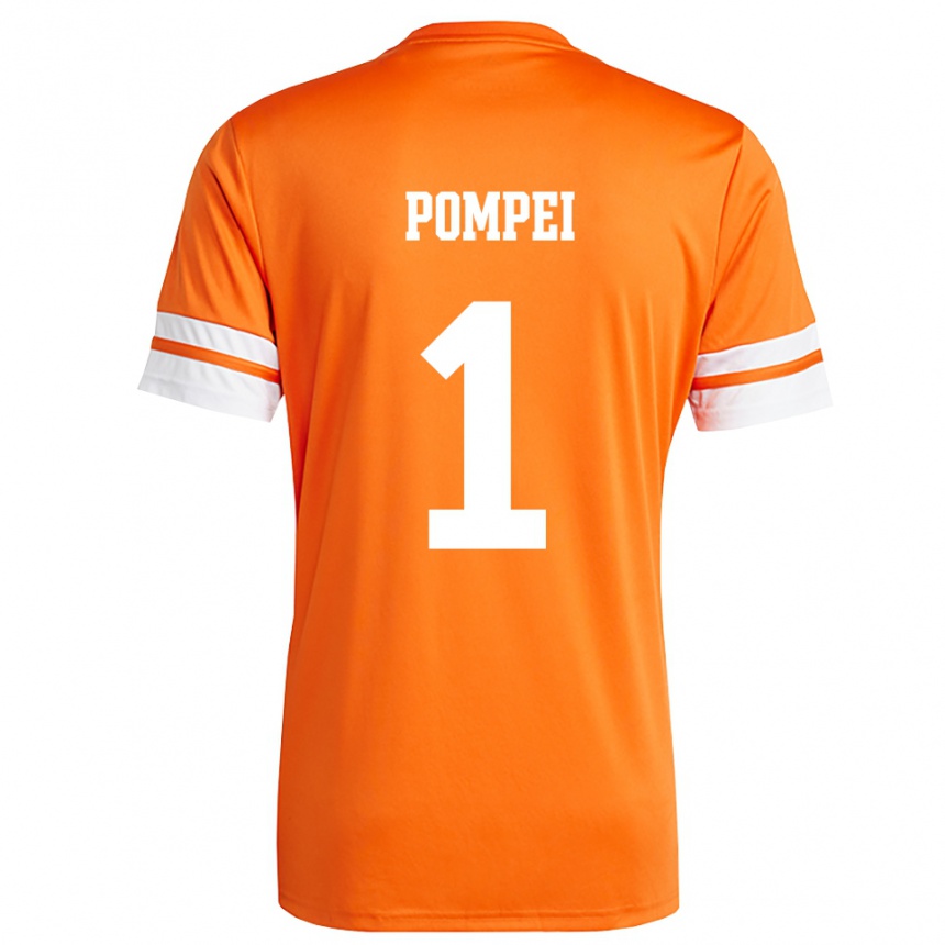 נשים כדורגל Thomas Pompei #1 שחור צהוב חולצת שוער 2025/26