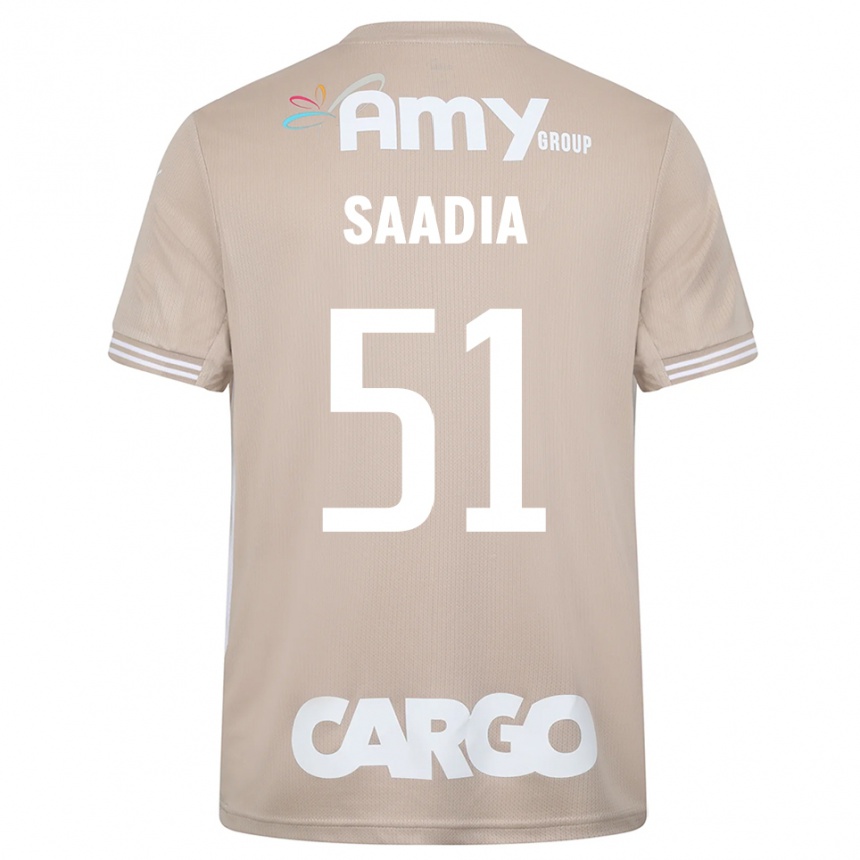נשים כדורגל Shalev Saadia #51 לבן בולי ווד חולצת שוער 2025/26