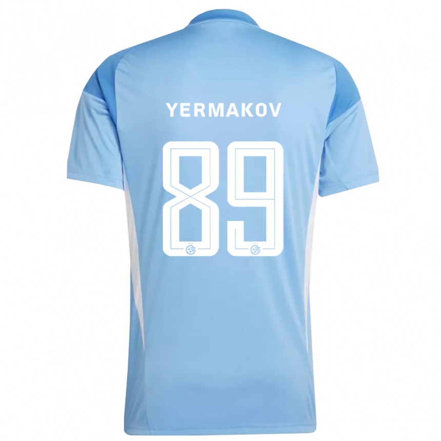 נשים כדורגל גאורגי ירמקוב #89 שחור ירוק בהיר חולצת שוער 2025/26