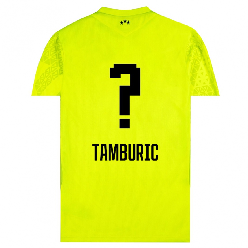 נשים כדורגל Vukasin Tamburic #0 שחור אפור עמום חולצת שוער 2025/26