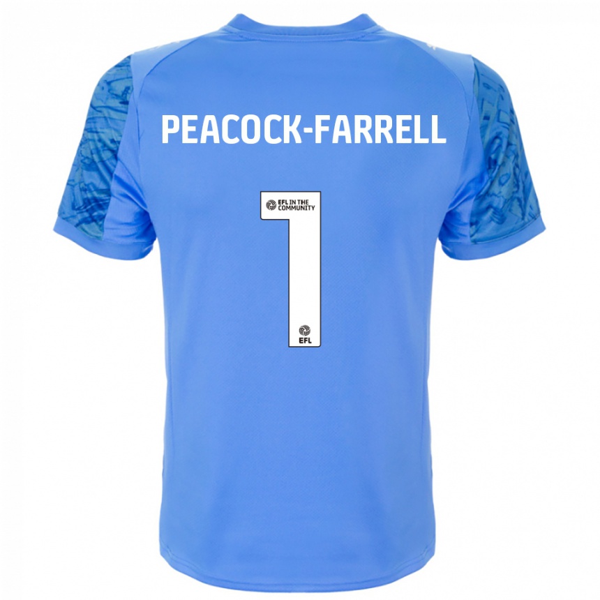 נשים כדורגל ביילי פיקוק-פארל #1 כחול דודג'ר חולצת שוער 2025/26