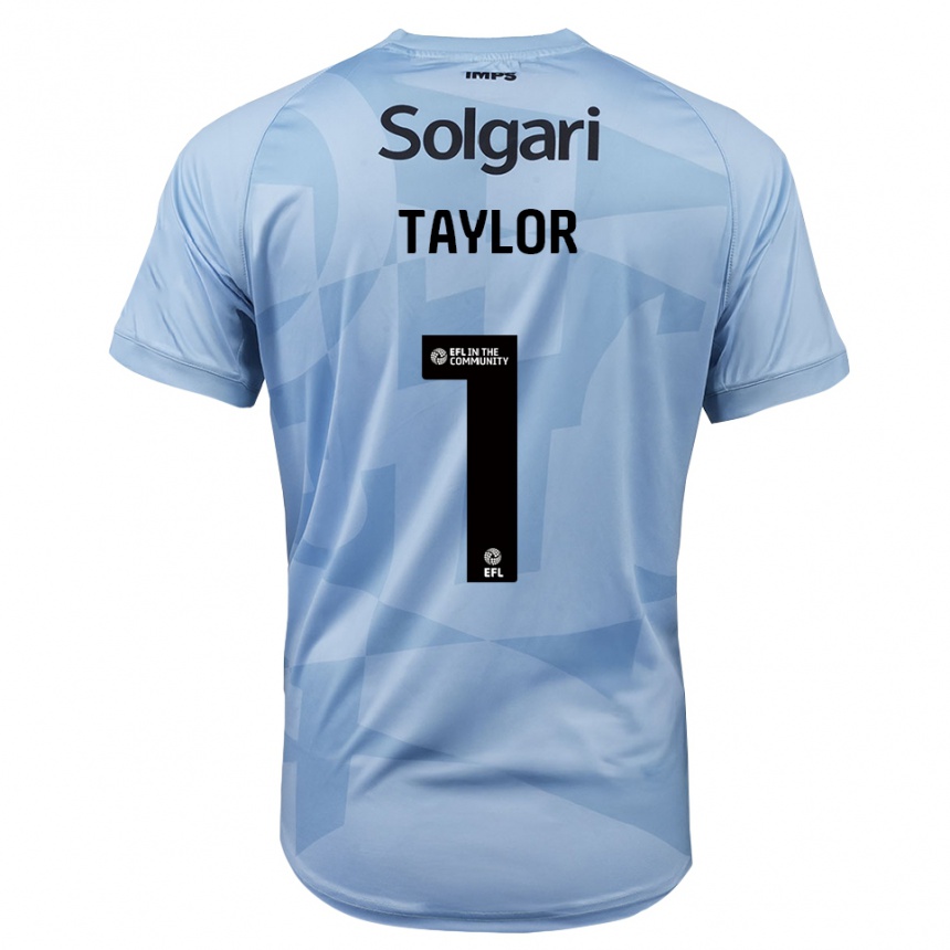 נשים כדורגל Jaden Taylor #1 כחול שמיים בהיר חולצת שוער 2025/26