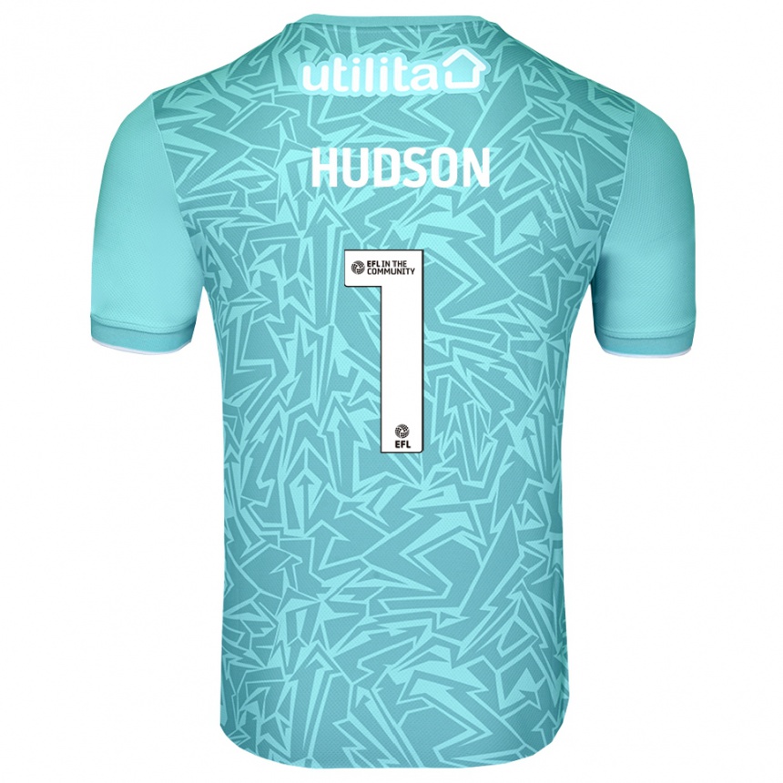 נשים כדורגל Sarah Hudson #1 כחול בהיר חולצת שוער 2025/26