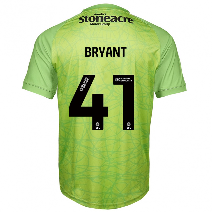 נשים כדורגל Jacob Bryant #41 ירוק בהיר חולצת שוער 2025/26