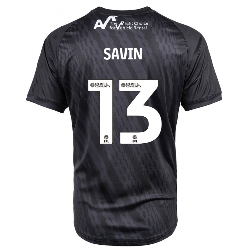 נשים כדורגל טובי סאווין #13 שחור לבן חולצת שוער 2025/26