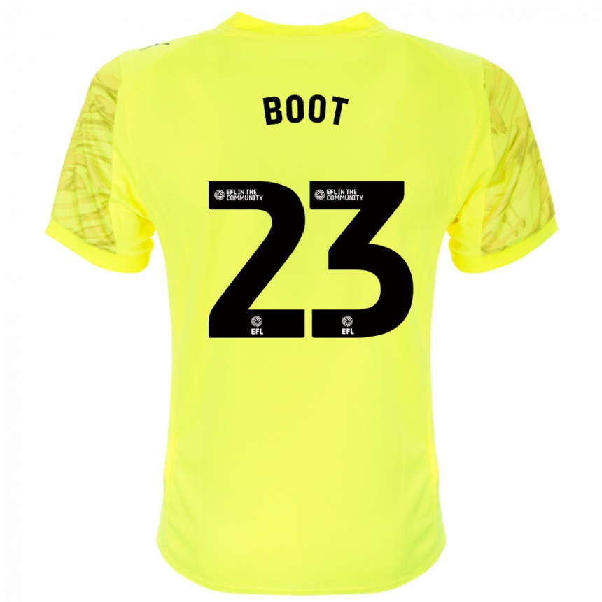 נשים כדורגל Ryan Boot #23 שחור צהוב חולצת שוער 2025/26