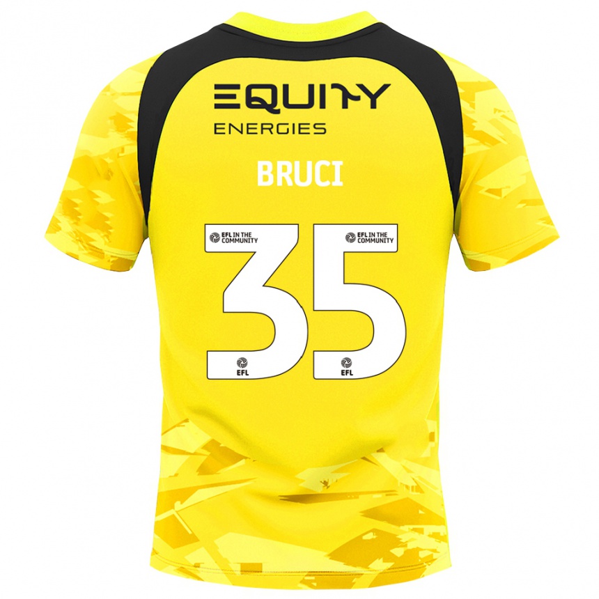 נשים כדורגל Izabella Bruci #35 אפור צהוב בהיר חולצת שוער 2025/26