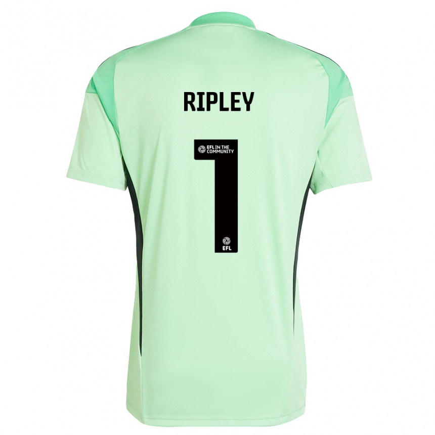 נשים כדורגל קונור ריפלי #1 שחור ירוק בהיר חולצת שוער 2025/26