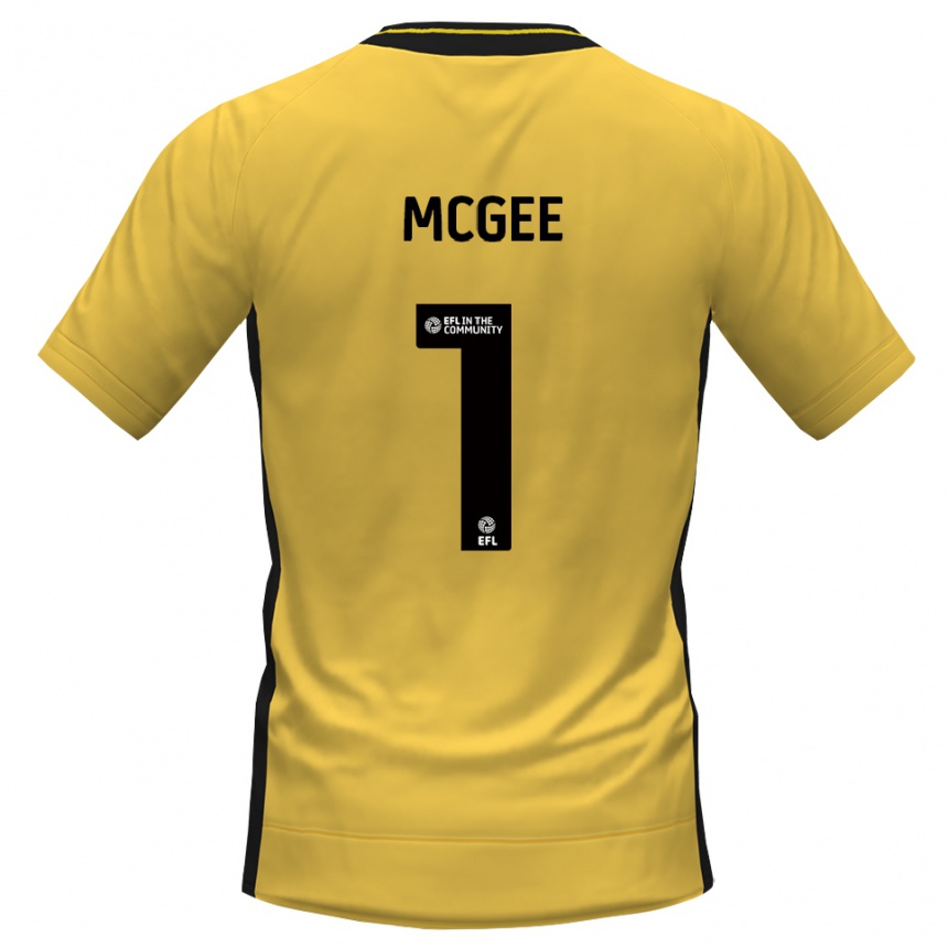 נשים כדורגל לוק מגי #1 שחור צהוב חולצת שוער 2025/26