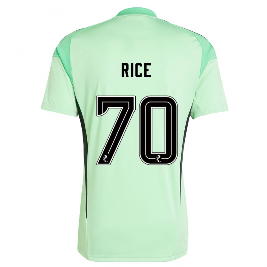 נשים כדורגל איידן רייס #70 שחור ירוק בהיר חולצת שוער 2025/26