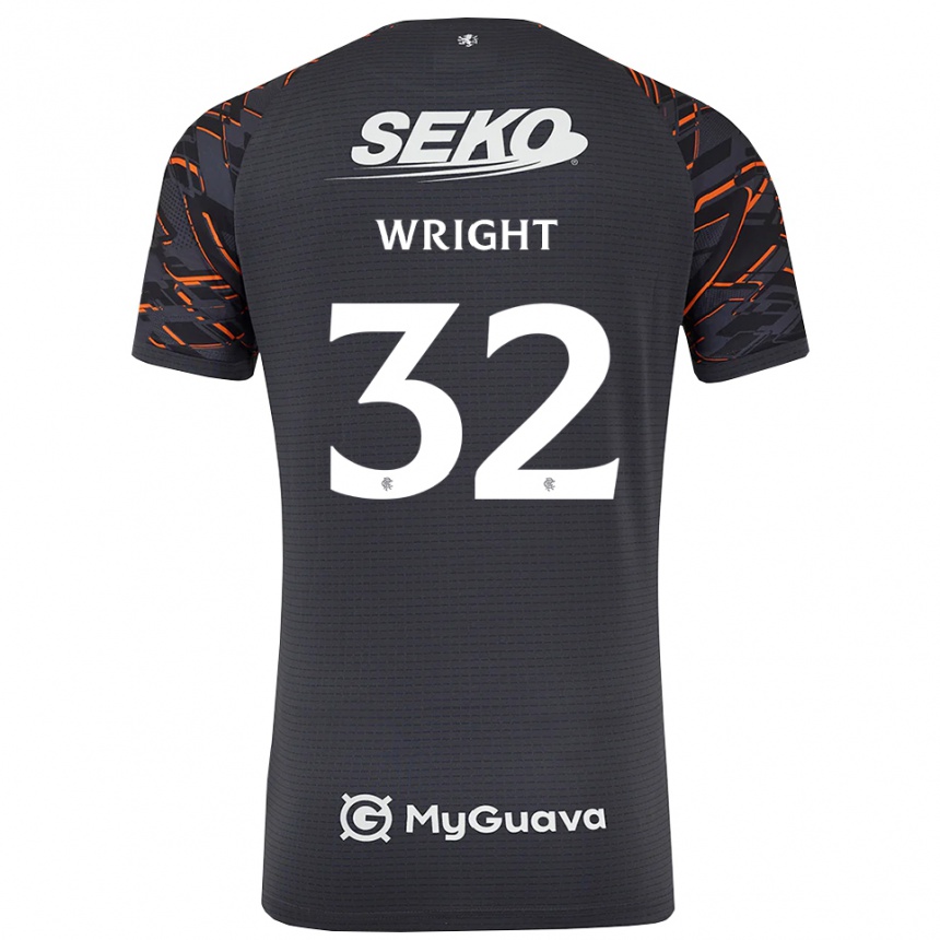 נשים כדורגל קירן רייט #32 אפור כהה חולצת שוער 2025/26