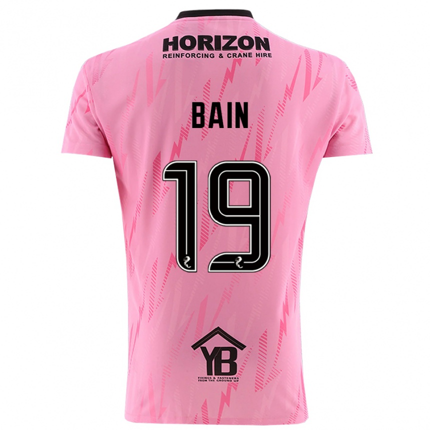 נשים כדורגל סקוט ביין #19 שחור ורוד חולצת שוער 2025/26