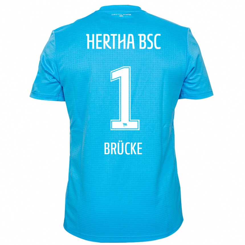 נשים כדורגל Mathilda Brücke #1 כחול בהיר לבן חולצת שוער 2025/26