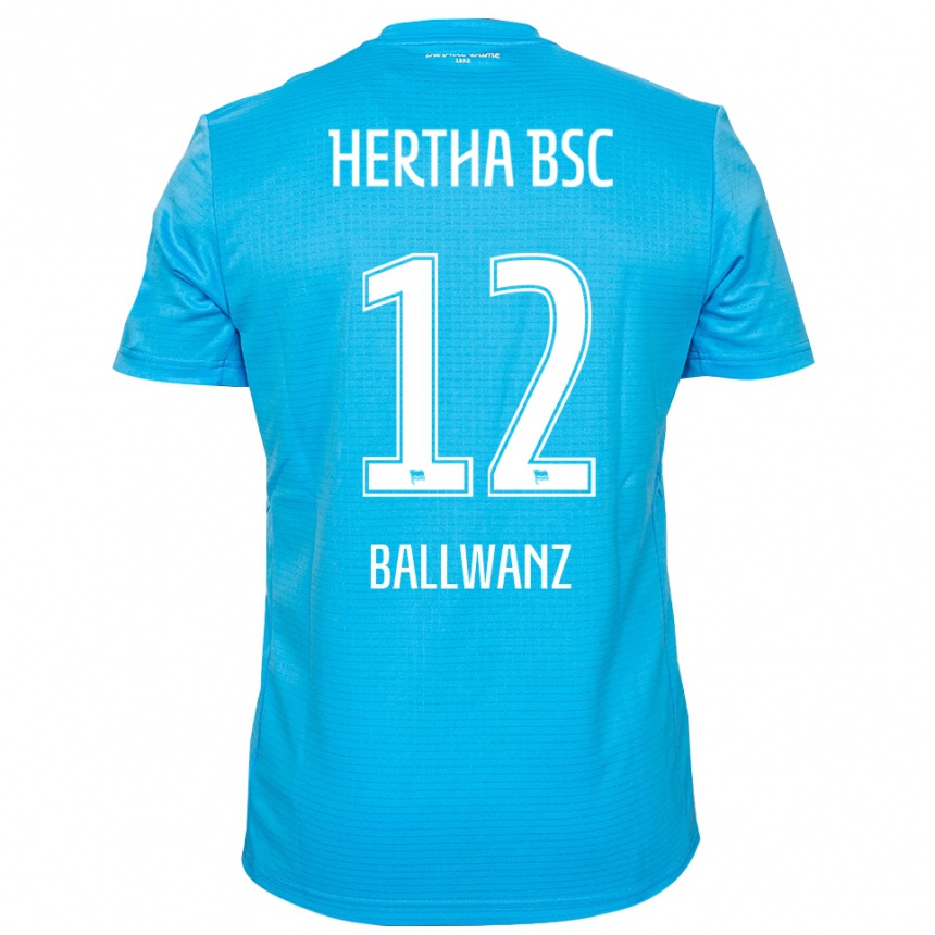 נשים כדורגל לנוקס באלוונץ #12 כחול בהיר לבן חולצת שוער 2025/26