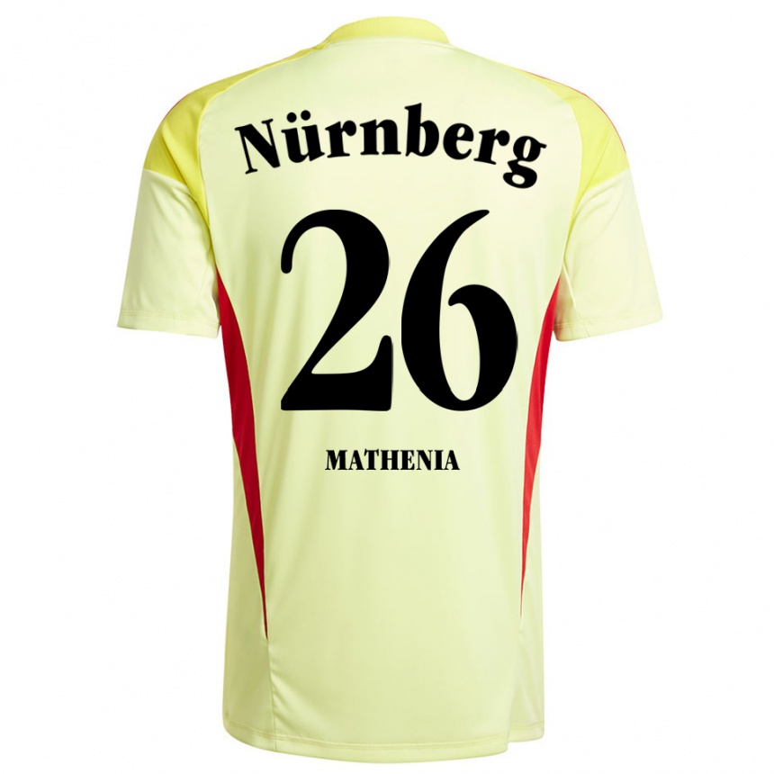 נשים כדורגל כריסטיאן מתניה #26 צהוב שחור חולצת שוער 2025/26