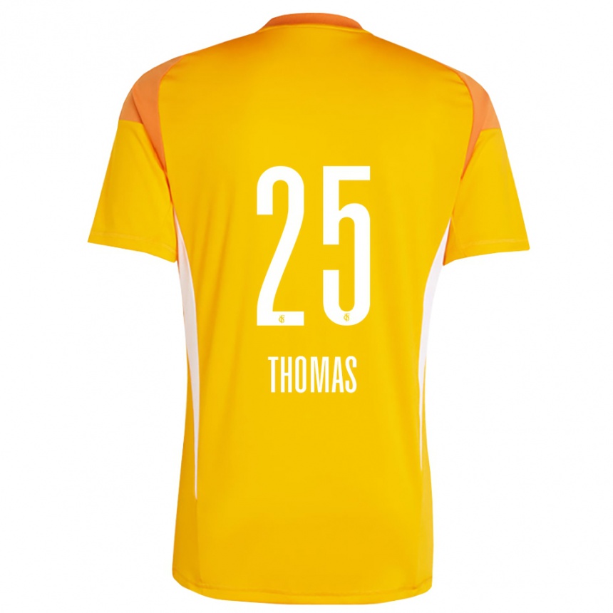 נשים כדורגל Jakob Thomas #25 צהוב כתום חולצת שוער 2025/26