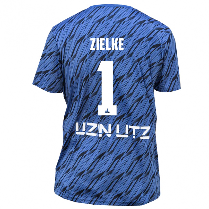 נשים כדורגל Paul Zielke #1 כחול רויאל לבן חולצת שוער 2025/26