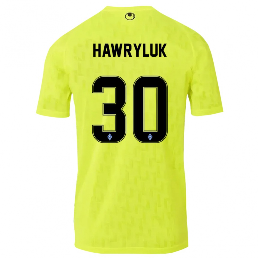 נשים כדורגל לוסיאן הורילוק #30 צהוב שחור חולצת שוער 2025/26