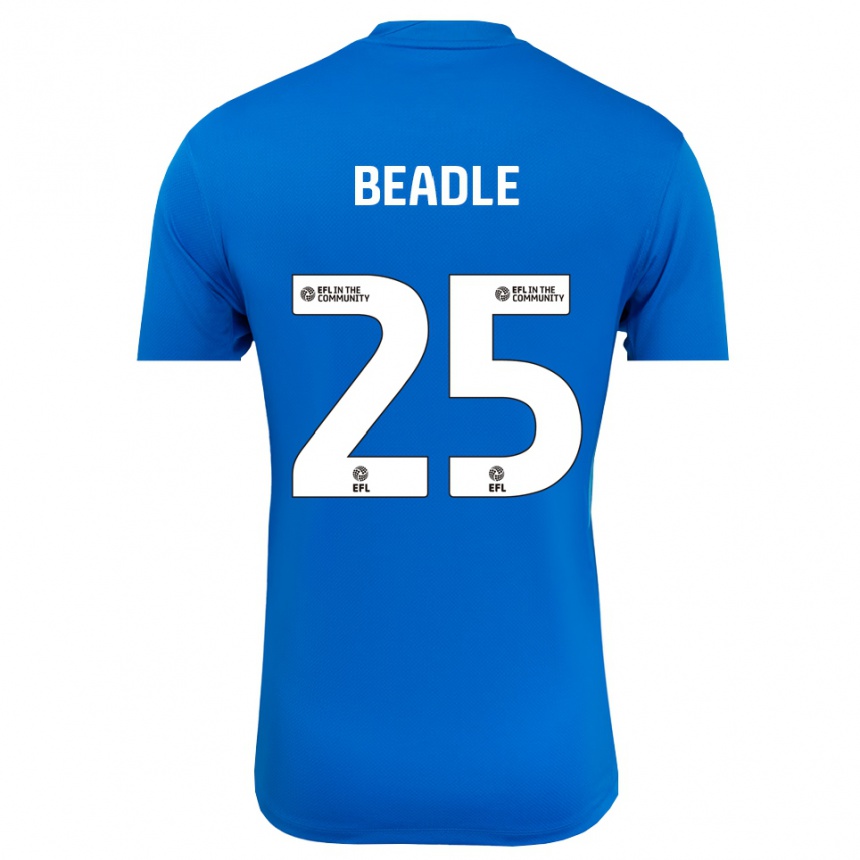 נשים כדורגל ג׳יימס בידל #25 כחול לבן חולצת שוער 2025/26