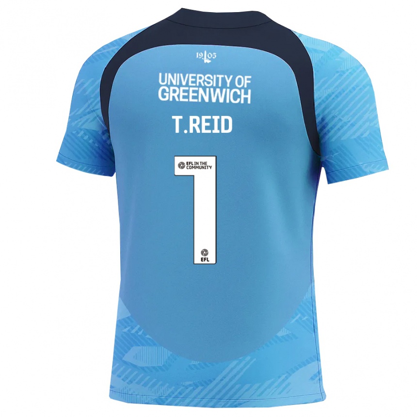 נשים כדורגל טומי ריד #1 כחול לבן חולצת שוער 2025/26