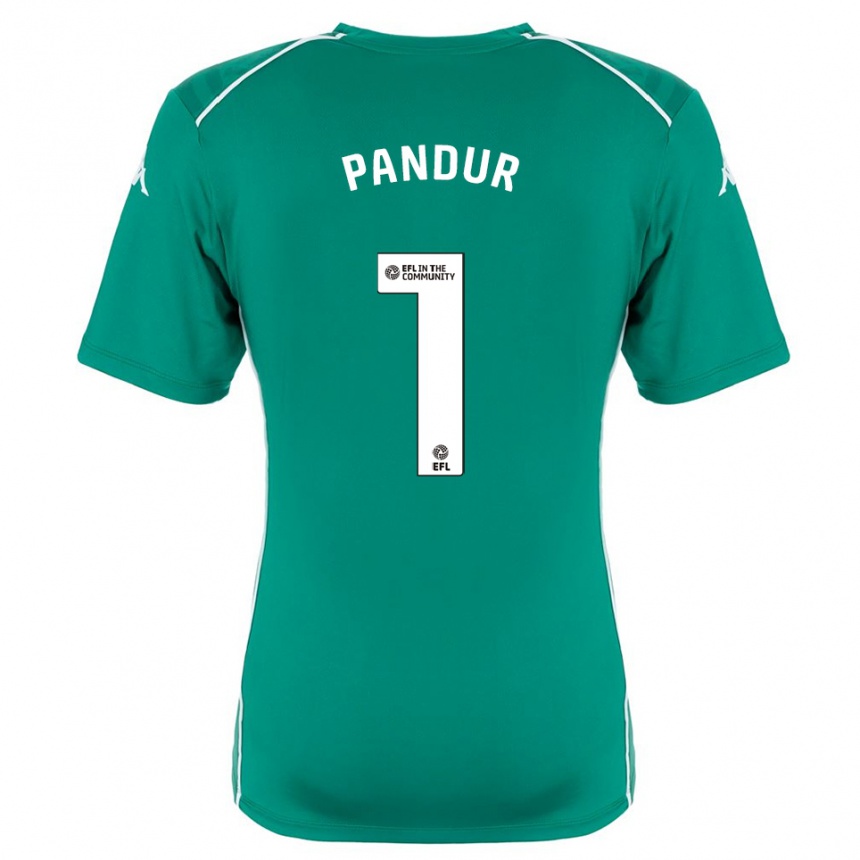 נשים כדורגל איבור פאנדור #1 ירוק לבן חולצת שוער 2025/26