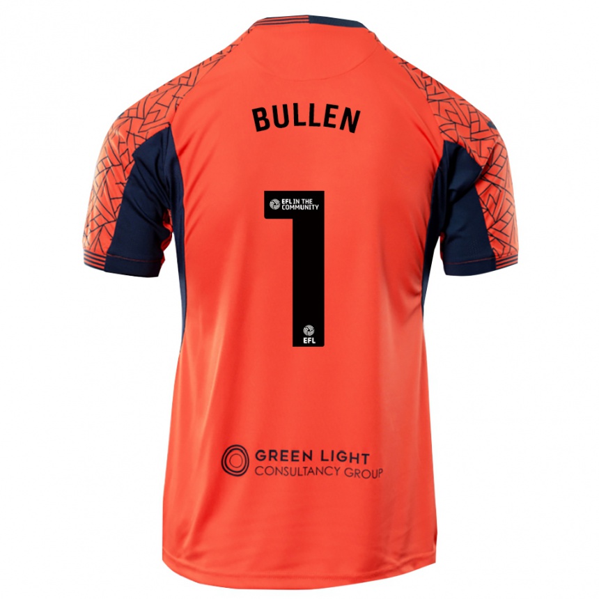 נשים כדורגל Henry Bullen #1 שחור כתום חולצת שוער 2025/26