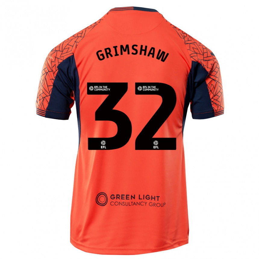 נשים כדורגל דניאל גרימשאו #32 שחור כתום חולצת שוער 2025/26