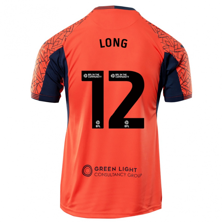 נשים כדורגל ג'ורג' לונג #12 שחור כתום חולצת שוער 2025/26