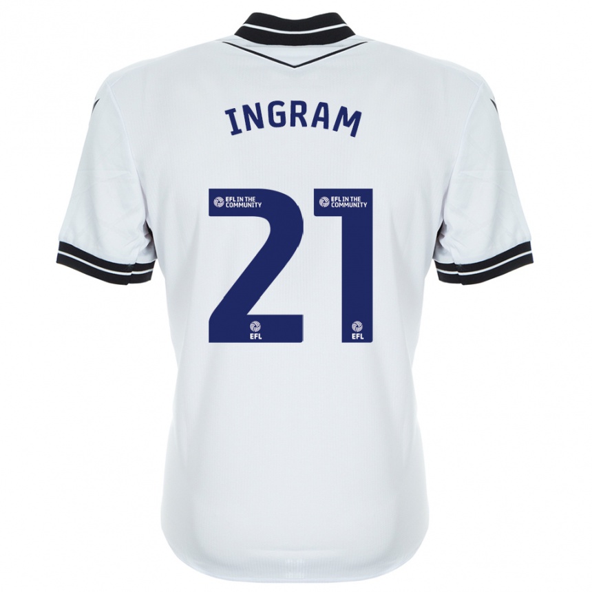 נשים כדורגל מאט אינגרם #21 כחול מלכותי לבן חולצת שוער 2025/26