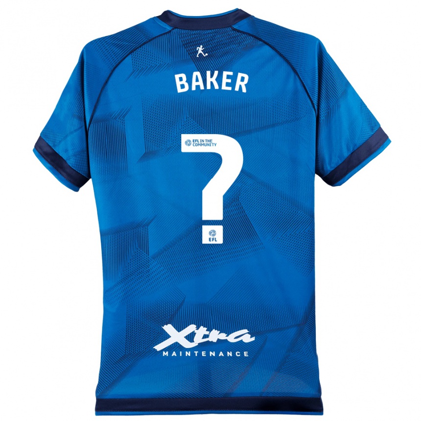 נשים כדורגל Faye Baker #0 כחול לבן חולצת שוער 2025/26