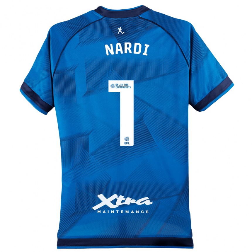 נשים כדורגל פול נארדי #1 כחול לבן חולצת שוער 2025/26