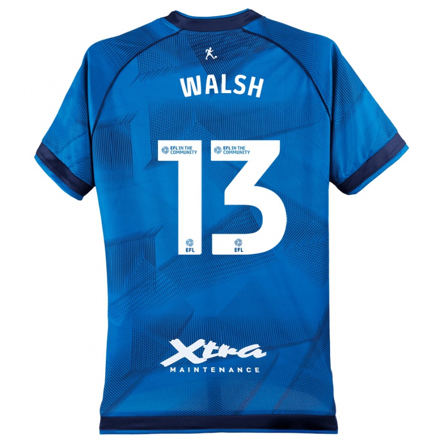 נשים כדורגל ג'ו וולש #13 כחול לבן חולצת שוער 2025/26