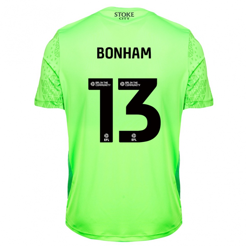 נשים כדורגל ג'ק בונהם #13 ירוק שחור חולצת שוער 2025/26