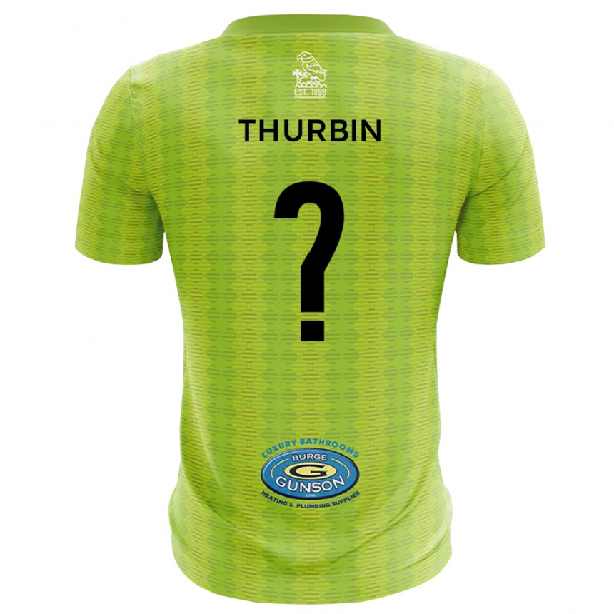 נשים כדורגל Johnny Thurbin #0 ירוק דשא חולצת שוער 2025/26