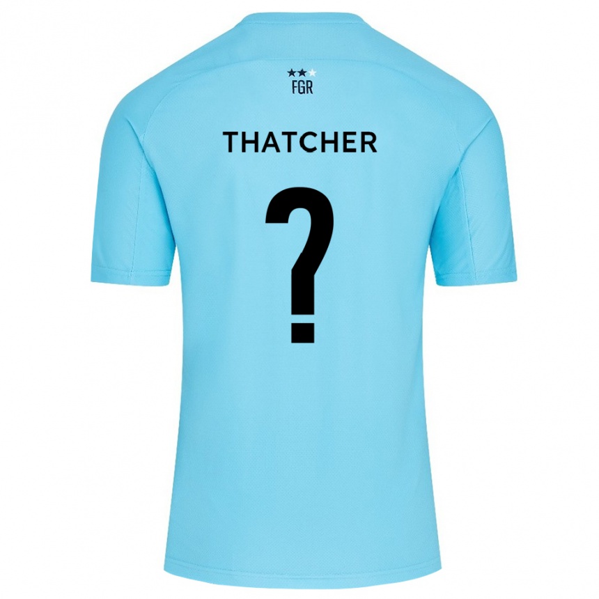 נשים כדורגל Katie Thatcher #0 לבן כחול שמיים חולצת שוער 2025/26