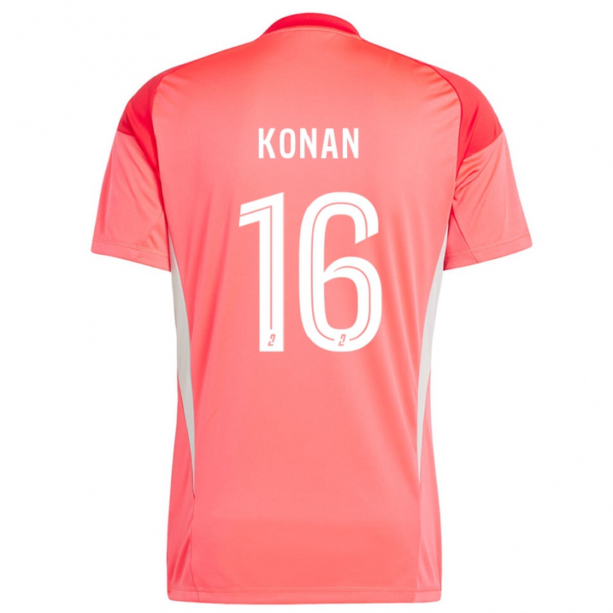 נשים כדורגל Yvann Konan #16 כתום בהיר חולצת שוער 2025/26