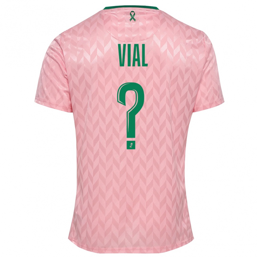 נשים כדורגל Lorik Vial #0 ירוק ורוד חולצת שוער 2025/26