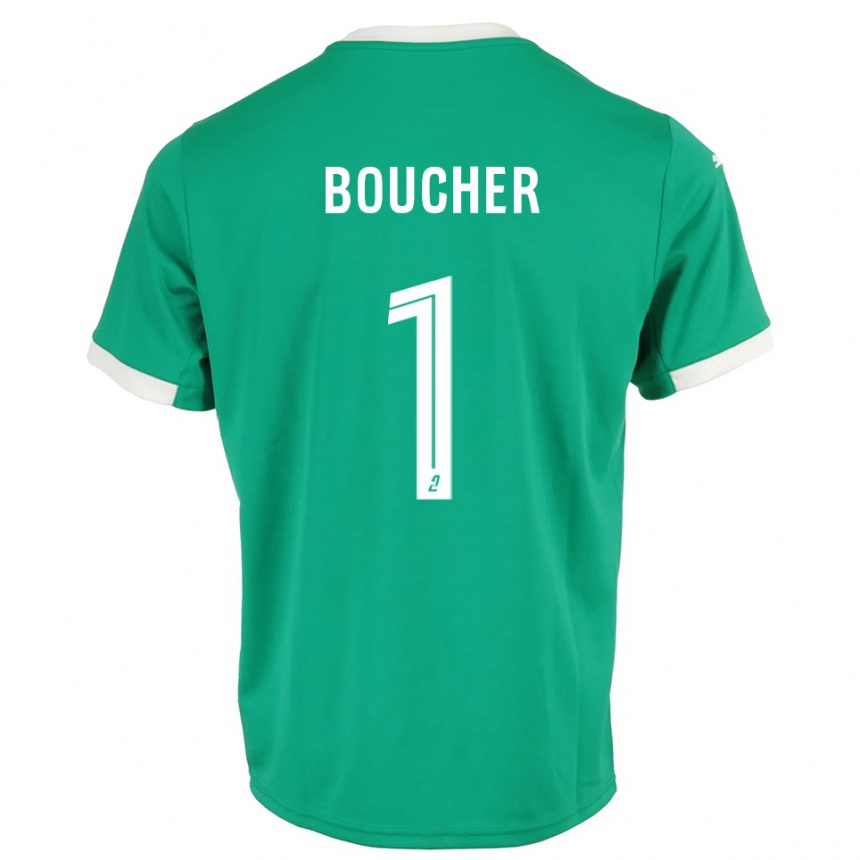 נשים כדורגל זאכרי בושה #1 לבן ירוק חולצת שוער 2025/26