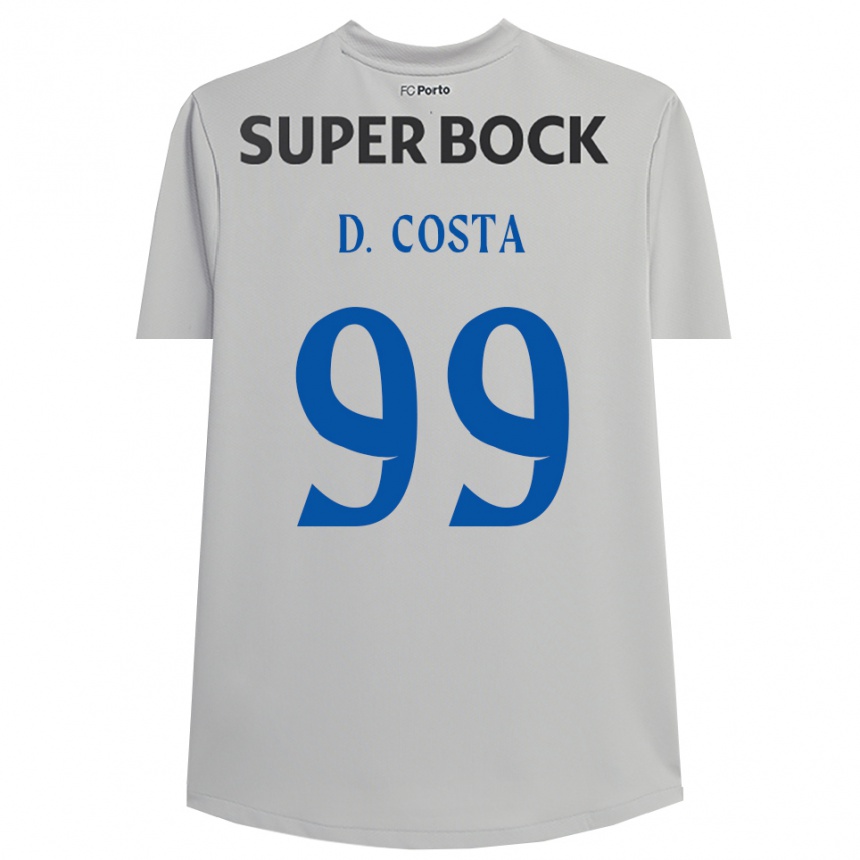 נשים כדורגל דיוגו קוסטה #99 אפור בהיר שחור חולצת שוער 2025/26