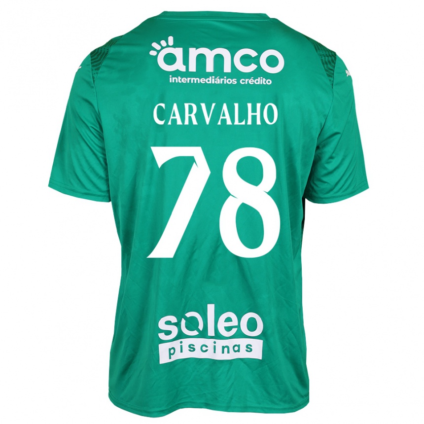 נשים כדורגל João Carvalho #78 ירוק לבן חולצת שוער 2025/26