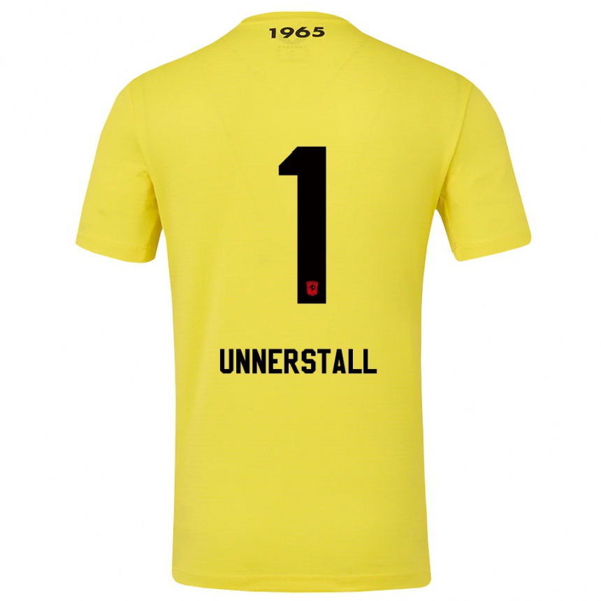 נשים כדורגל לארס אונרשטאל #1 צהוב שחור חולצת שוער 2025/26