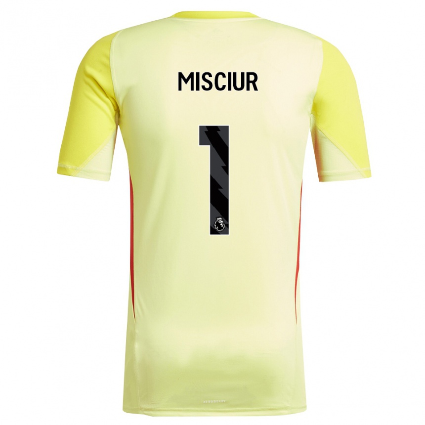 נשים כדורגל קורנל מישיור #1 צהוב אדום חולצת שוער 2025/26