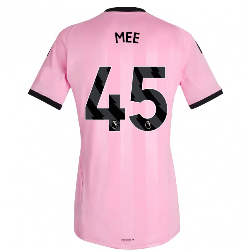 נשים כדורגל דרמוט מי #45 ורוד שחור חולצת שוער 2025/26