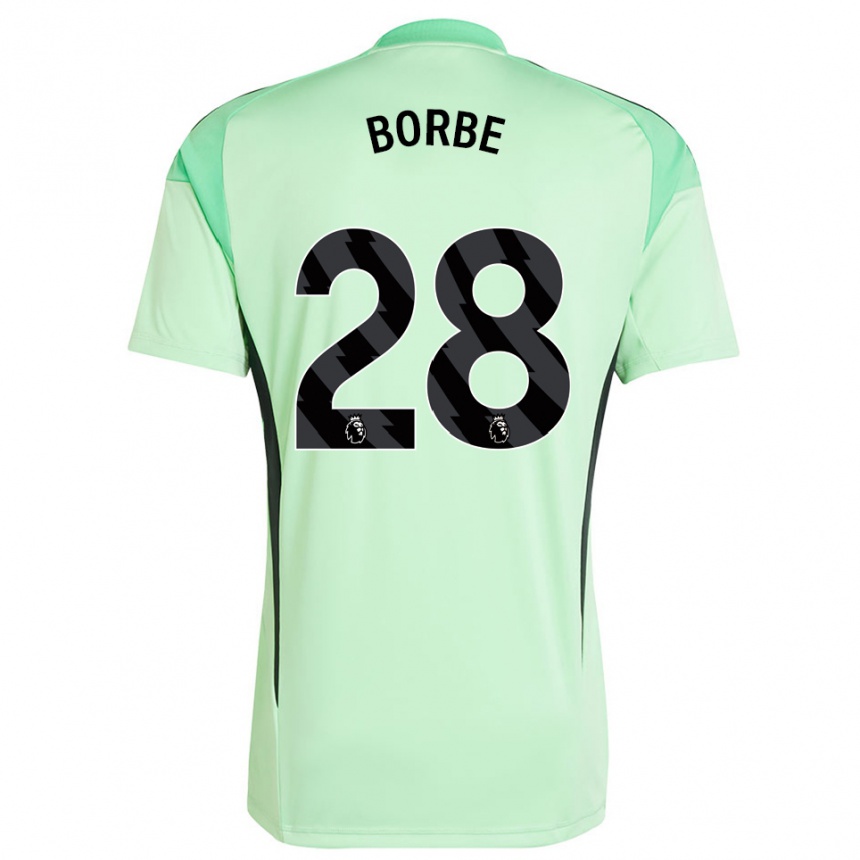 נשים כדורגל אנקי בורבה #28 ירוק בהיר שחור חולצת שוער 2025/26