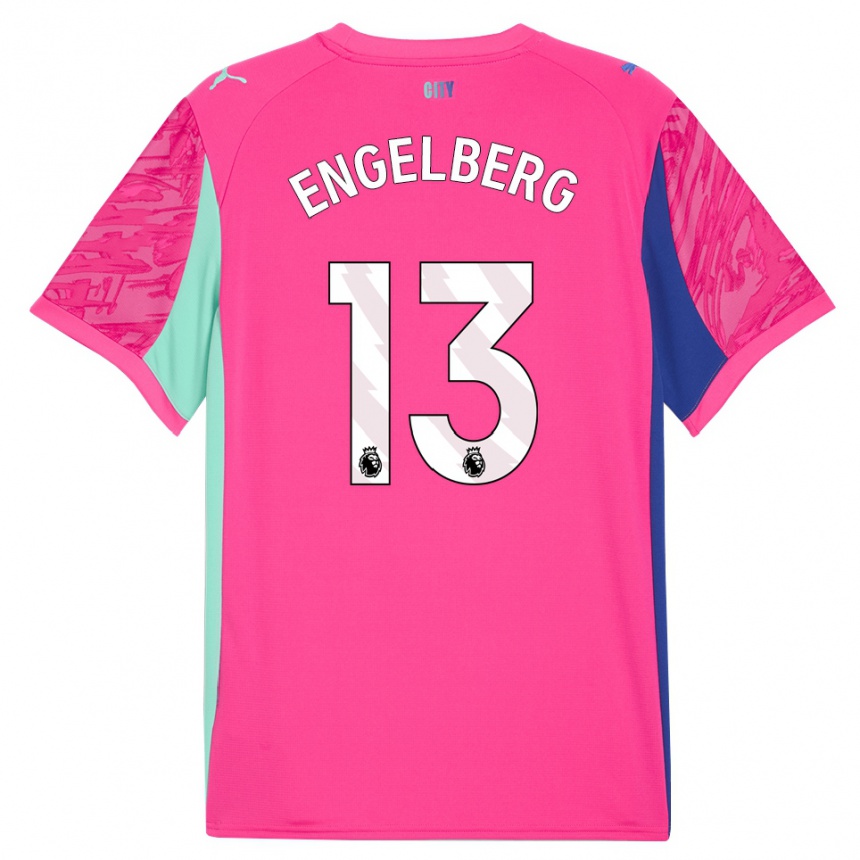 נשים כדורגל סטברוס אנגלברג #13 ורד ורוד חולצת שוער 2025/26