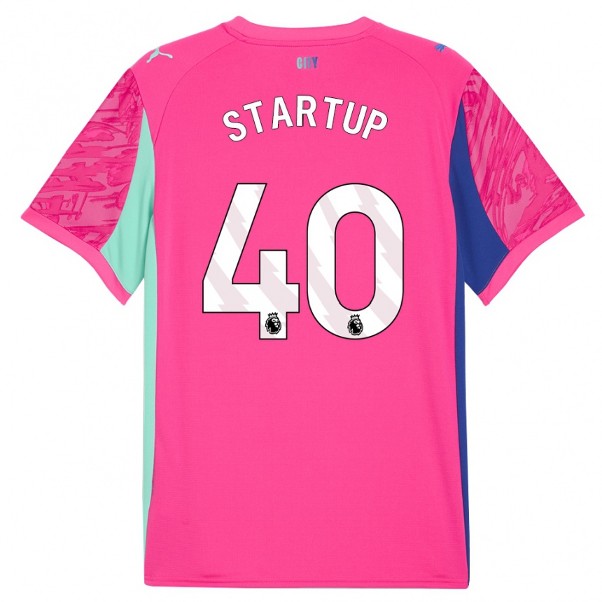 נשים כדורגל Katie Startup #40 ורד ורוד חולצת שוער 2025/26