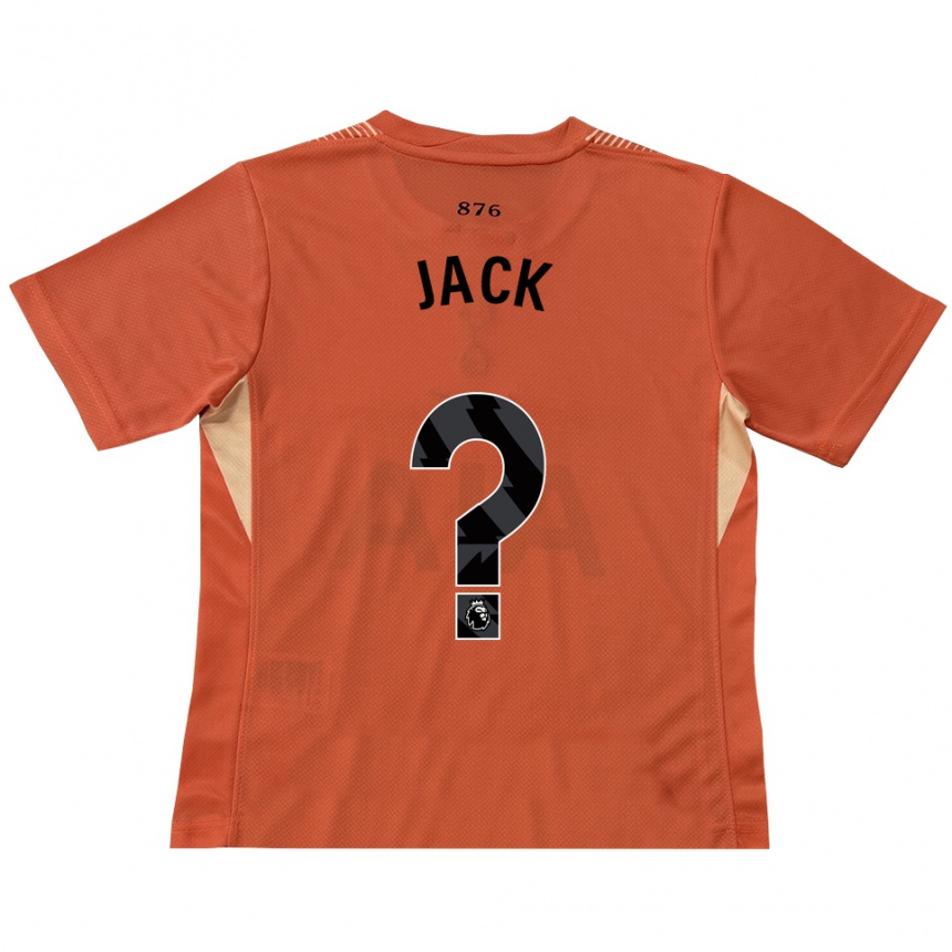 נשים כדורגל Mikel Jack #0 כתום שחור חולצת שוער 2025/26