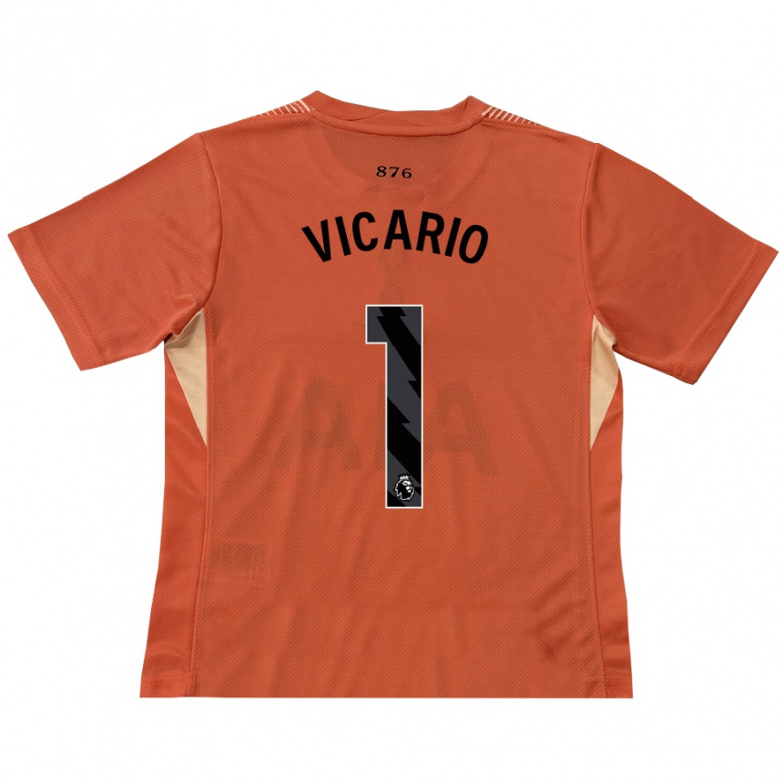 נשים כדורגל גוליילמו ויקאריו #1 כתום שחור חולצת שוער 2025/26