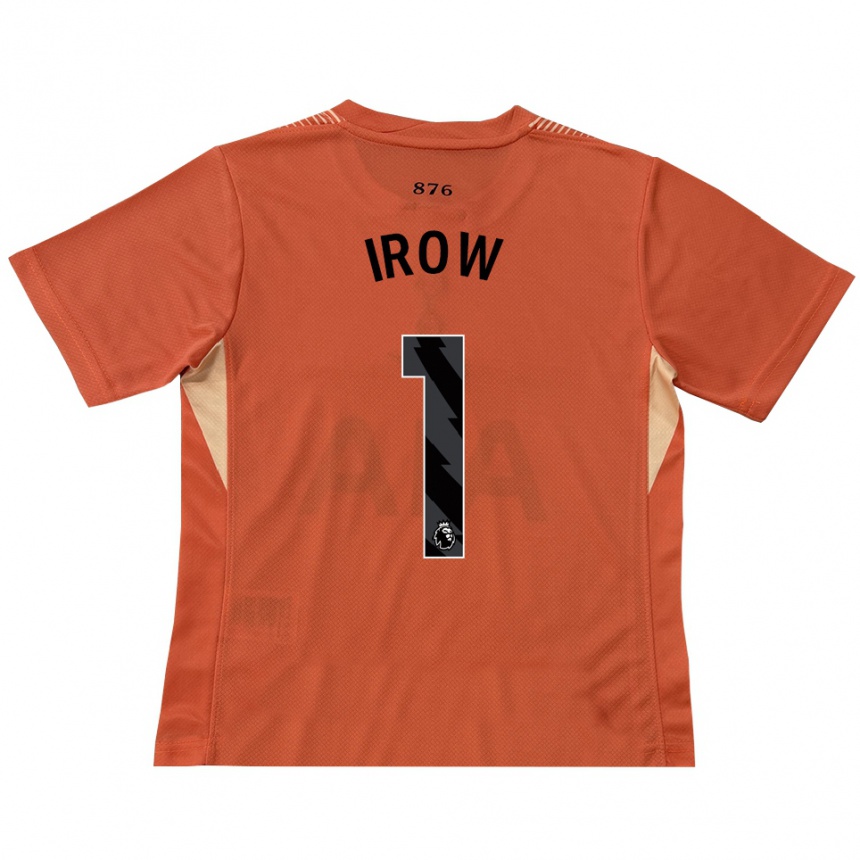 נשים כדורגל Blake Irow #1 כתום שחור חולצת שוער 2025/26