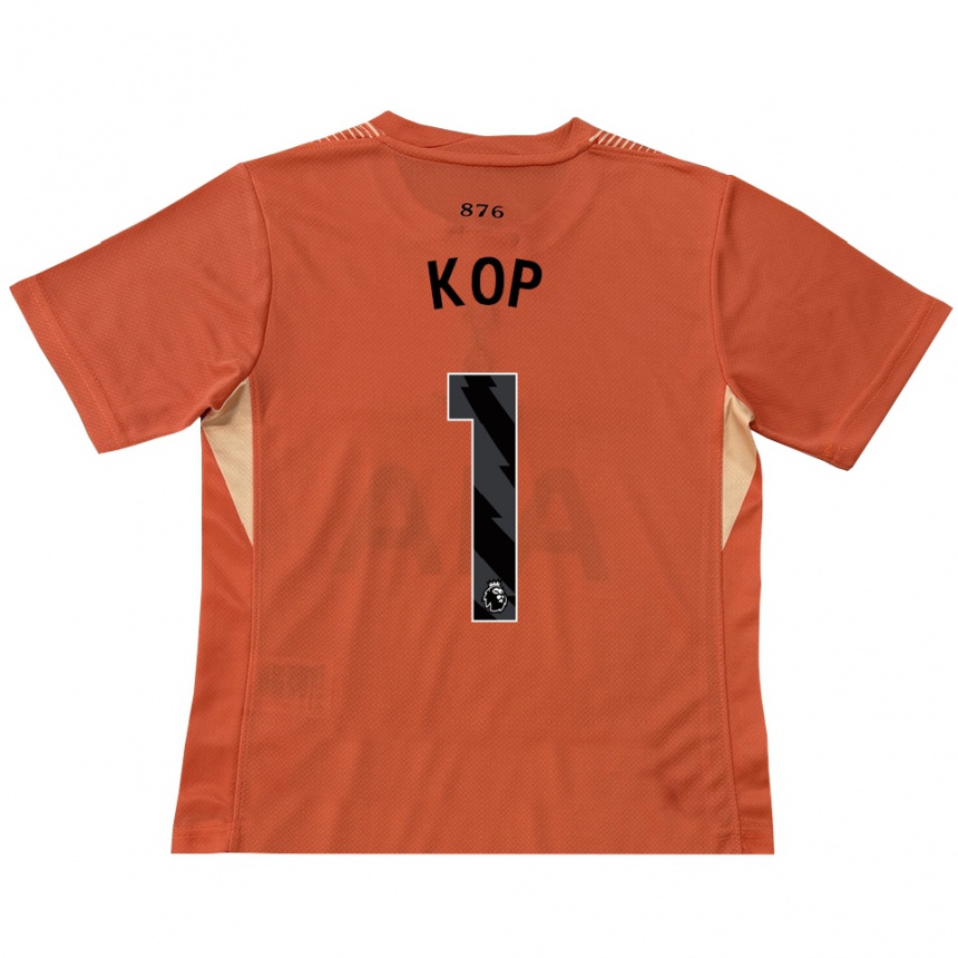 נשים כדורגל ליז קופ #1 כתום שחור חולצת שוער 2025/26